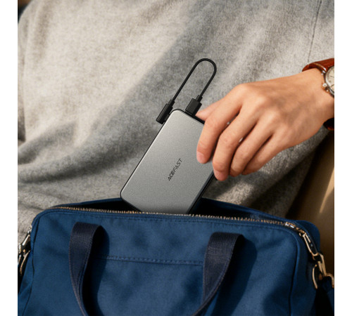 УМБ Power Bank AceFast M30 5000mAh Magnetic PD20W з бездротовою зарядкою (with cable Type-C to Type-C)