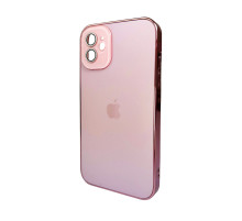 Чохол для смартфона AG Glass Sapphire Frame MagSafe Logo for Apple iPhone 12 Pink (AGSappiFRP12Pink)