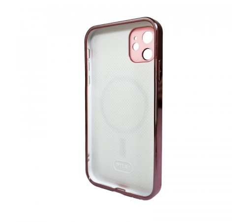 Чохол для смартфона AG Glass Sapphire Frame MagSafe Logo for Apple iPhone 12 Pink (AGSappiFRP12Pink)