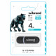 Флеш-накопичувач Wibrand USB 2.0 Panther 4Gb Black (WI2.0/PA4P2B)