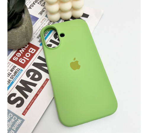 Чохол для смартфона Silicone Full Case AA Open Cam for Apple iPhone 16 1,Mint (FullOpenAAi16-1)