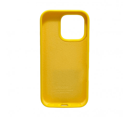 Чохол для смартфона Silicone Full Case AA Open Cam for Apple iPhone 16 Pro Max 33,Canary Yellow (FullOpenAAi16PM-33)
