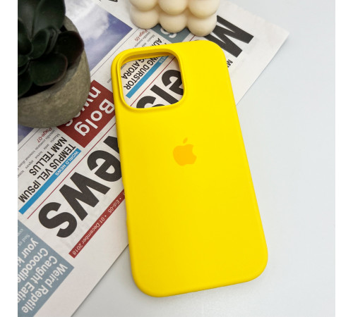 Чохол для смартфона Silicone Full Case AA Open Cam for Apple iPhone 16 Pro Max 33,Canary Yellow (FullOpenAAi16PM-33)