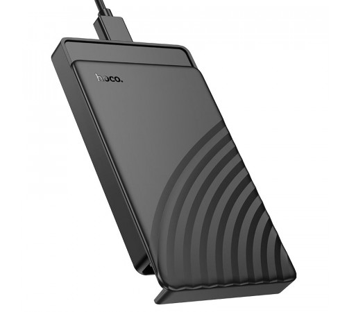 Зовнішня кишеня для накопичувача HOCO HB46 USB3.0 2.5-inch SATA hard drive enclosure Black (6942007628266)