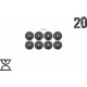 20 кг (8x2.5) дисков, покрытых пластиком (31 мм)