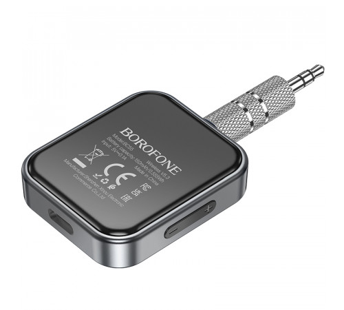 Bluetooth-ресивер BOROFONE BC55 Suave car AUX BT receiver Black (6941991112225)