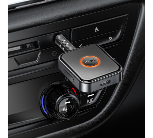 Bluetooth-ресивер BOROFONE BC55 Suave car AUX BT receiver Black (6941991112225)