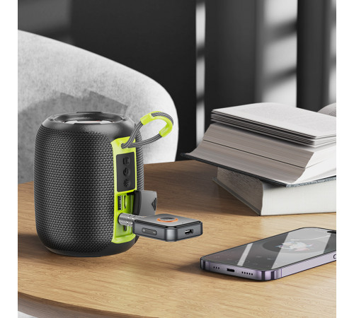 Bluetooth-ресивер BOROFONE BC55 Suave car AUX BT receiver Black (6941991112225)