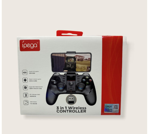 9156  Беспроводной геймпад iPega PG-9156 Batman 3 in 1 Bluetooth PC/Android/iOS Black (50)