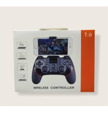 Бездротовий джойстик Terios T6 PLUS Bluetooth геймпад для PC iOS roid Smart TV Чорний (50)