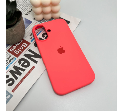Чохол для смартфона Silicone Full Case AA Open Cam for Apple iPhone 16 50,Pink Orange (FullOpenAAi16-50)