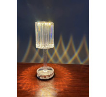 Хрустальная Лампа  Кристал  сенсорная цветная   USB Перезаряжаемый   БОКАЛ  The lamp	 HA-99  (50)