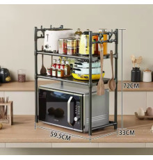 Мікрохвильова пілка Стелаж для мікрохвильової печі 59,5*72*33  XL-1053 (20)