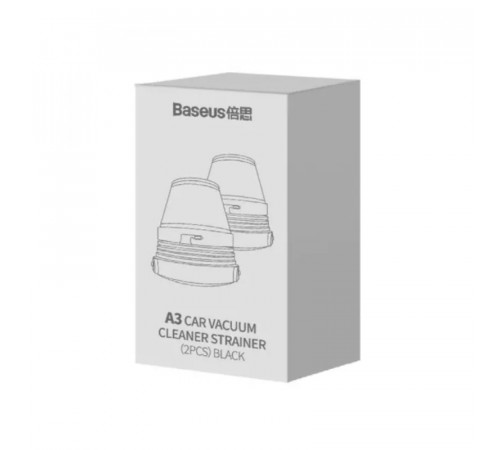 Фільтр для автомобільного пилососа Baseus A3 Car vacuum Cleaner strainer（2PCS）Black (CRXCQA3-A01)
