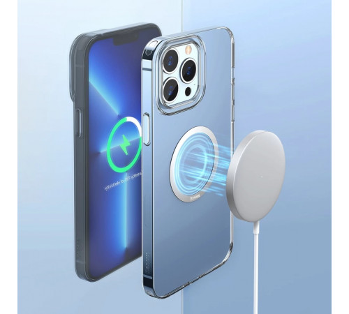 Пластина для магнітного тримача Baseus Halo Series Magnetic Metal Ring（2pcs/pack）Silver (PCCH000012)