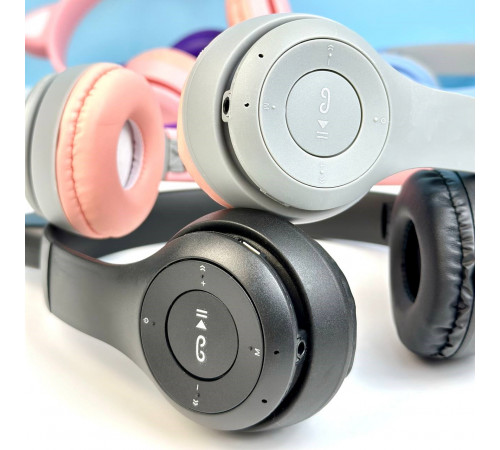 Навушники Bluetooth Cat Ear P47M c RGB Light підсвічуванням