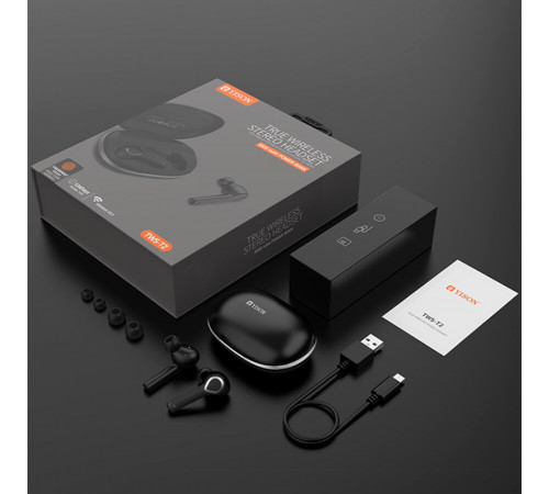 Бездротові навушники YISON-T2 Sport Smart Control Deep Bass Stereo