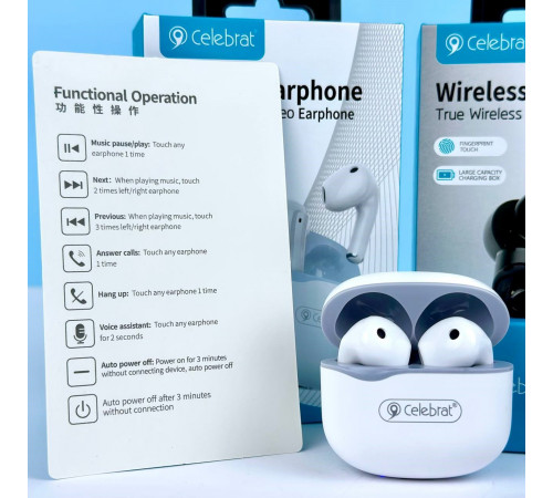 Бездротові навушники Celebrat W19