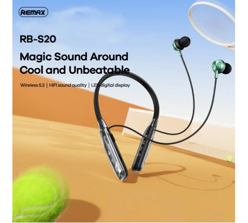Навушники Remax RB-S20 Sports Transparent NeckBand
