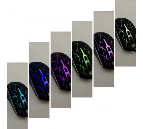 Клавіатура дротова Hoco DI16 Gaming Illuminated + мишка дротова (English розкладка)