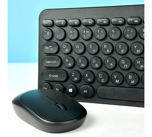 Клавіатура Бездротова 902 + Мишка (з Eng, Ru розкладками)