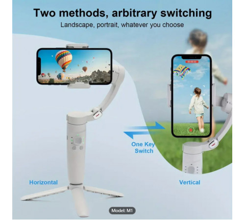 Стабілізатор відеозйомки Gimbal 3-AXIS M1,Триосьовий стедікам