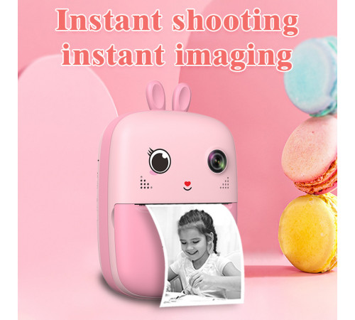 Дитяча фотокамера S6 з фронтальною камерою та функцією друку