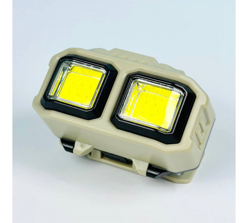 Ліхтар налобний HX-816 White, Red Light (2COB, Waterproof, акумулятор 18650, Type-C)