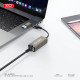 USB HUB XO HUB018 2in1 USB+Type-C to RJ45
