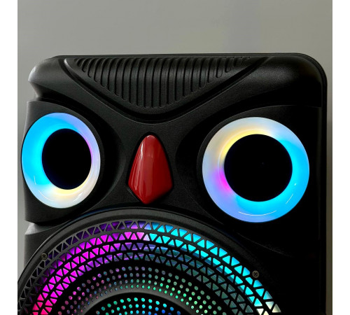 УЦІНКА Колонка VIP JT-1588 з RGB-підсвічуванням та мікрофоном (45,3*38,8*66,8 см) (працює тільки від мережі)