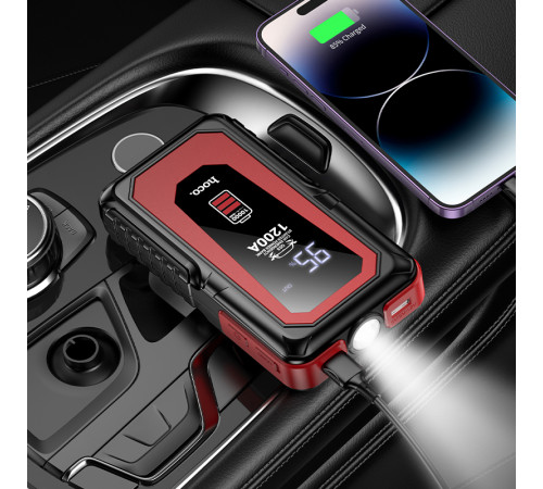 Автомобільний пускозарядний пристрій Hoco QS3 Victory 10000mAh
