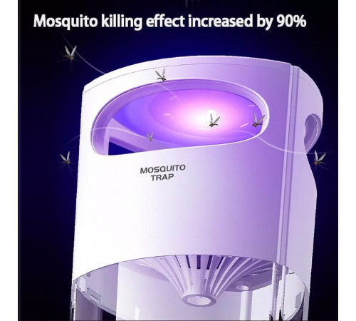 Лампа-пастка від комах DGS-885 Electric Mosquito Killer Lamp працює від USB (18см)