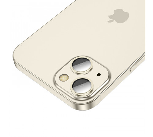 Захисне скло на камеру Hoco 3D metal frame lens film iPhone 15-15 Plus (V13)