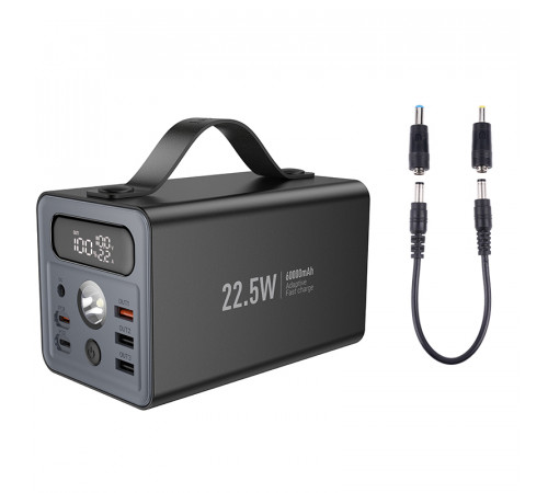 УМБ Power Bank Hoco  J138 Distant multi-function 60000mAh 22.5W+PD20W+DC12V (з ліхтарем)