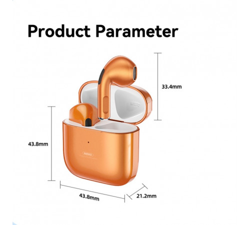 Бездротові навушники Remax TWS-10i Zest Series Alloy Metal