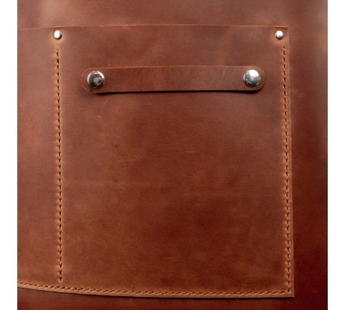 Шкіряний фартух Daddy Smoke бурий