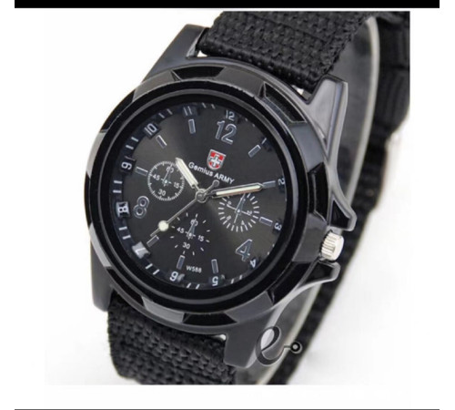 Мужские спортивные наручные часы, с нейлоновым ремешком  (500)