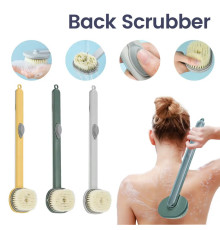 Щітка з довгою ручкою для ДУША з ємністю для миючого засобу Body brush  LY-588 (100)
