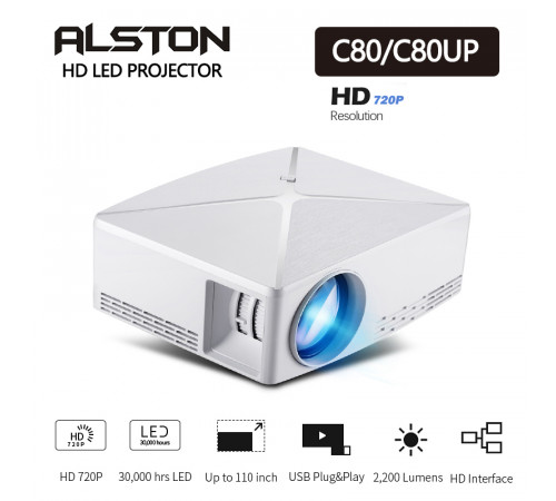 Проектор C80UP Android [309] (10 шт/ящ)