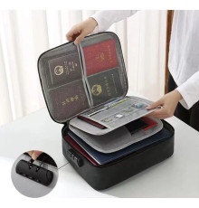 8206 Органайзер для зберігання документів, речей з кодовим замком,+ 2 відділи City 8206 (90)(100)