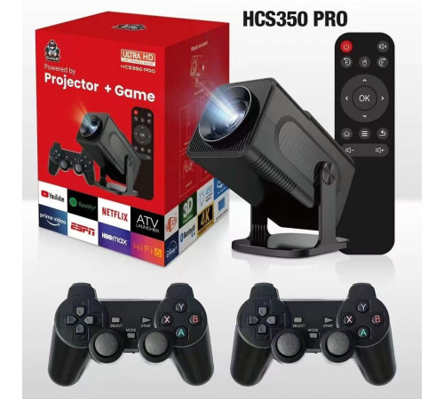 Проектор для фільмів, ігор, домашній кінотеатр, подарунок HCS350 pro HA-196 (12)