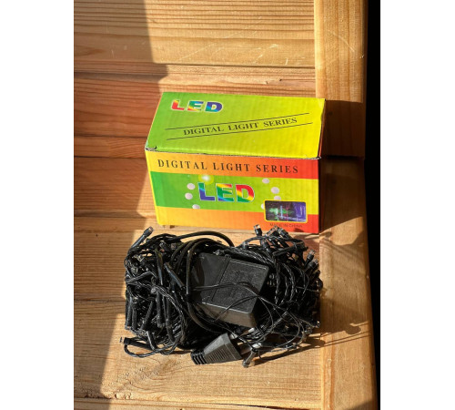 4557 2025 ЧорнийПровід Гірлянда Космос 200 лід МІКС 98-50 (100)