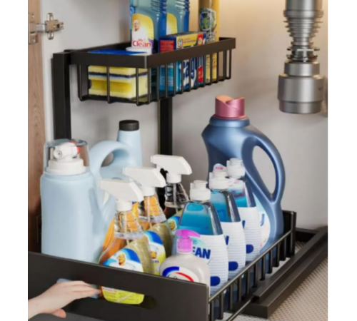 Кухонний Стелаж -Сушарка Для Посуду миючого Storage rack -103-30-10pcs (10)