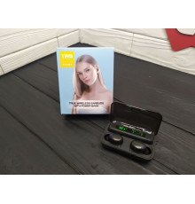 Бездротові Bluetooth навушники TWS BTH-F-5 2000 мАг чорні (100)