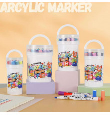 Акварельные маркеры БЕЛОЕведроКРУГЛОЕ            24       Water color pen	  635-24  (60)