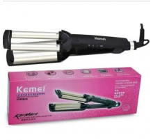 2022 Тройная плойка Kemei Km-2022    (40)