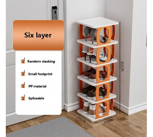 Полиця Для Взуття Речів Книг 6 полиць Shoe rack LY-581 (16)