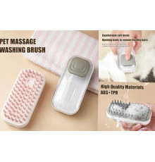 Щітка Силіконова, Масажер для домашніх тварин, гребінець для собак і кішок XL-907 (210)