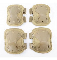 Набор тактических наколенников и налокотников      ОЛИВКОВЫЙ    -51009-3    (50)