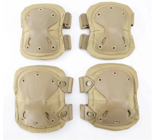 Набор тактических наколенников и налокотников      ОЛИВКОВЫЙ    -51009-3    (50)